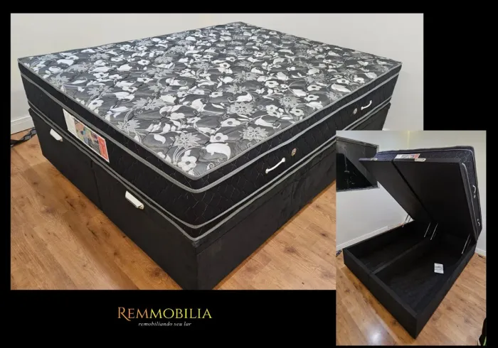 CAMA BOX QUEENSIZE BAÚ - NOVA / ENTREGAMOS