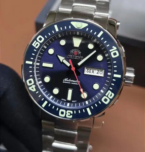 Relógio ORIENT Poseidon Automático Azul