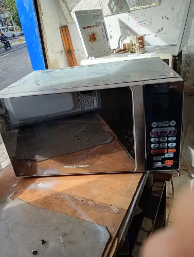Microondas pra vender logo