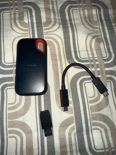 SSD Externo SanDisk Extreme Portable 4TB USB-C (Pouquíssimo Uso / Impecável)