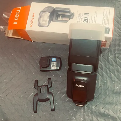 Flash Godox para máquina fotográfica Nikon ou Cânon