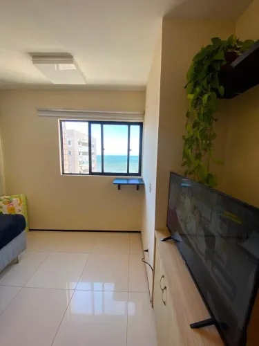 ALUGO APARTAMENTO NA PONTA DO FAROL | VISTA MAR | 1 SUITE E 1 QUARTO