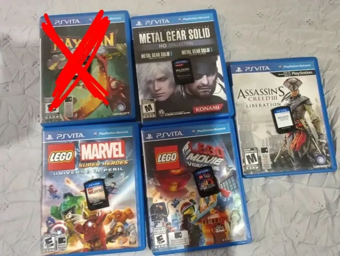 Jogos originais de Ps Vita