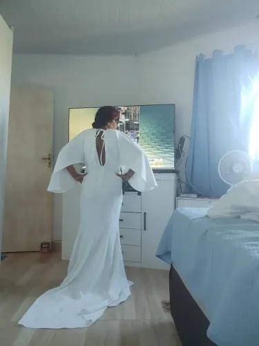 Vestido elegante de casamento 