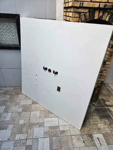 Painel de madeira 135x142cm