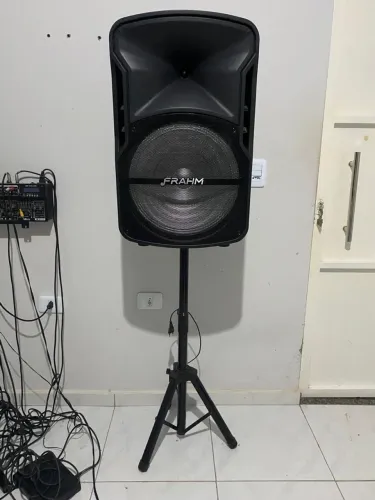 Kit Caixa de Som Amplificada Multiuso Frahm CM 15