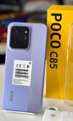 Celular Mais vendido Lançamento - C85 poco 256/8 Lilás 