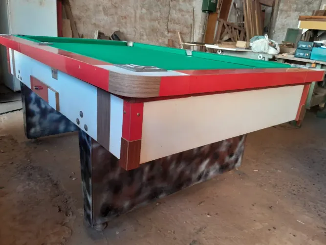 Mesa de bilhar para residência e bar 