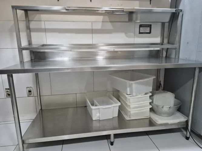 Condimentadora em aço inox