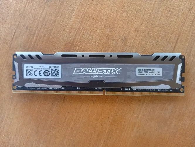 Memória Crucial Ballistix Sport LT, 4GB, 2666MHz, DDR4