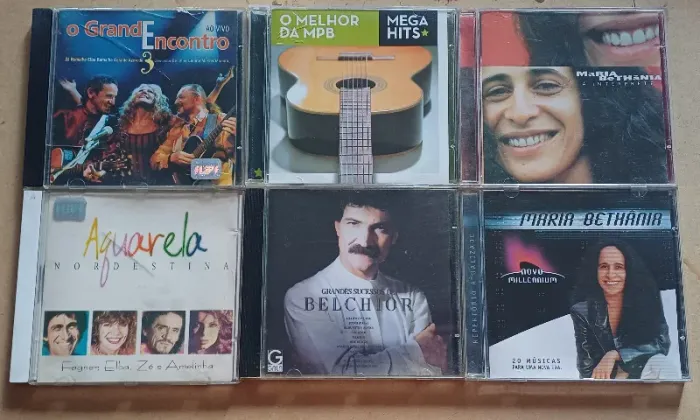 CD Maria Bethânia, Aquarela Nordestina Fagner, Belchior, Grande Encontro 3, Melhor Da MPB