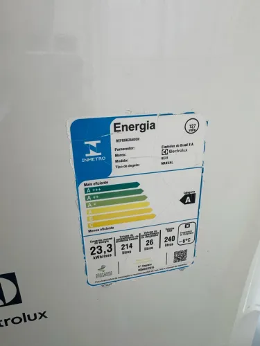 Geladeira Electrolux Cycle Defrost 240L Degelo Prático Uma Porta Branca (RE31)