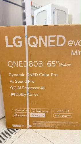Smart TV LG QNED evo Mini LED AI 4K QNED80 65 polegadas 2026