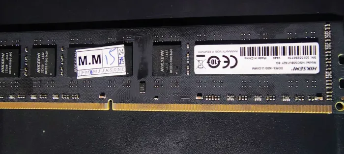 Memoria DDR3 8gb 1600 