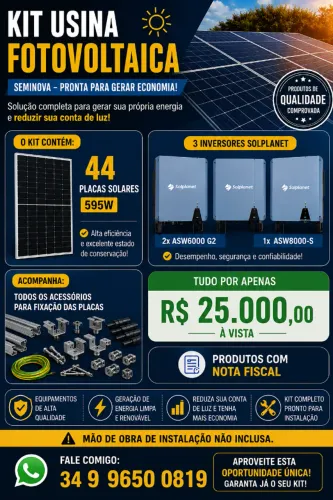 Usina Fotovoltaica Energia Solar