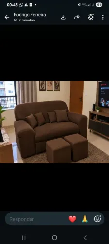 KIT SOFÁ 2 LUGARES + ENTREGA GRATUITA $ 480
