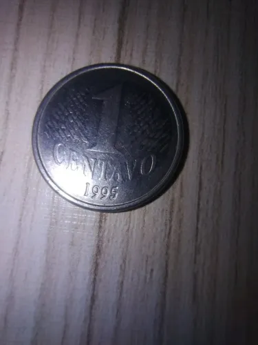 Moedas de 1 centavo 1994/1995/1996/1997/1998/1999/2001/2002/2003/2004