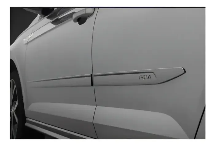 Friso Original Volkswagen Polo V04010057ae7 Prata Sirius