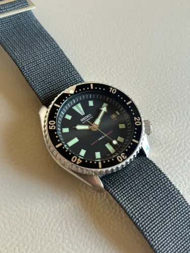 Relógio Seiko Diver 7001 scuba automático pré SKX 7002 