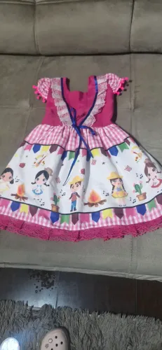 Vestido festa junina menina infantil
