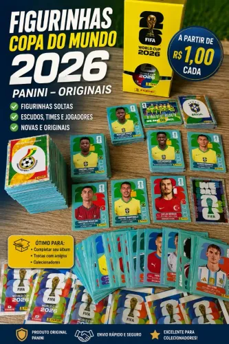 Figurinhas avulsas Copa do Mundo FiFa 2026