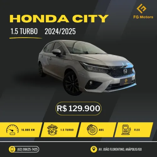 Honda City Hatchback Touring 1.5 Flex 16V Aut. 2025