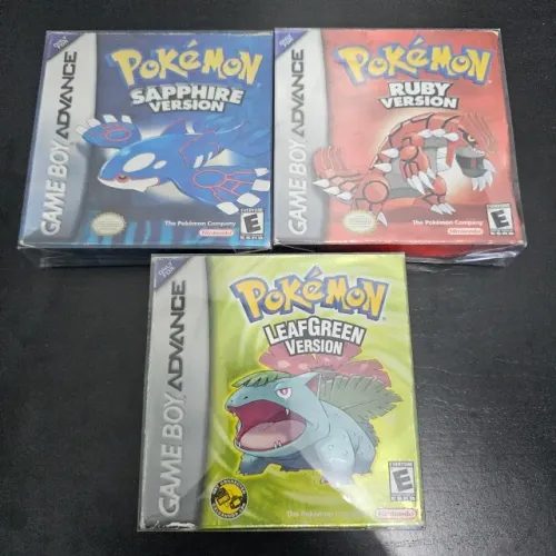 Pokémon Game Boy Advance CIB (Veja o preço de cada na descrição)