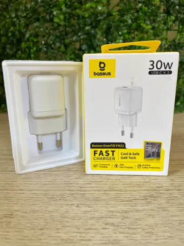 Carregador Baseus Turbo 30w Usb-c Gan Super Rápido