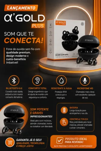 ? PROMOÇÃO RELÂMPAGO!  ? Fone Bluetooth Premium ? Só R$ 65,00  ? 