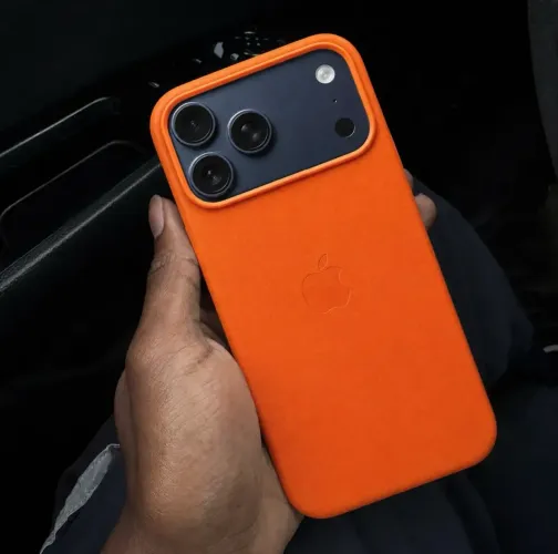 Capa de couro para iPhone