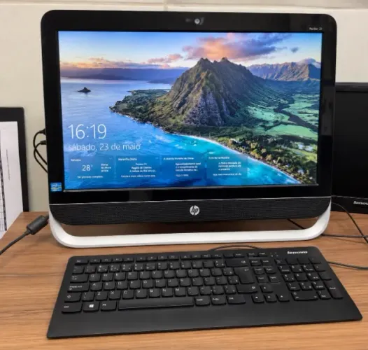 PC Desktop HP Intel Core i5 3330 + 16GB RAM + SSD 128GB + GT 710 + Monitor HP