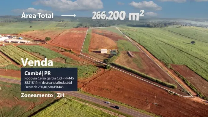 Área Industrial Frente PR-445 | 266 mil m² | Cambé