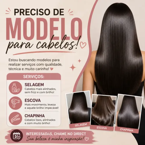 Modelo para cabelo