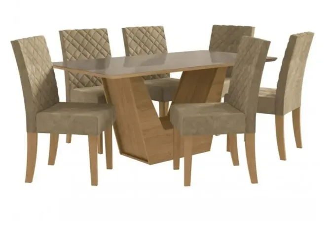 Vende-se !!!Mesa de Jantar 6 Cadeiras 6 Lugares!! Usada <br><br>Códo