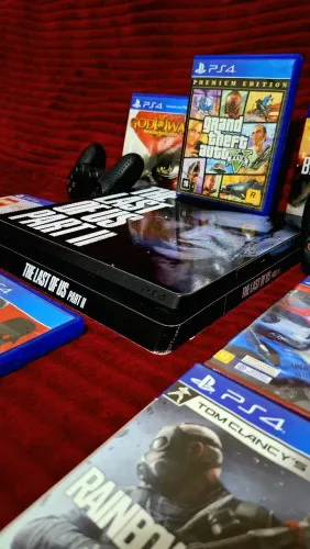 Sony Playstation 4 Slim 1TB + 2 Controles + 8 Jogos / Parcelo até 18x / Entrega Grátis