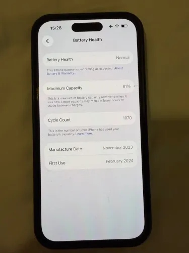 iPhone 15 Pro 256 GB - Excelente estado
