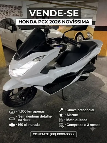 PCX 160cc - (2026) Novíssima!!!