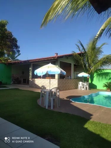 Espaço para festa com piscina e churrasqueira em Porto Real/RJ