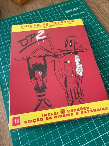 Deadpool 2 Steelbook Blu-ray Edição Rara de Colecionador
