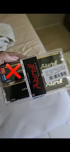 Memória RAM Kingston Fury Beast 16gb, DDR5, 6000mhz, CL30