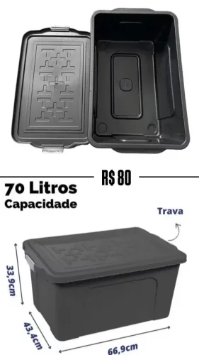Organizador 70 litros grande