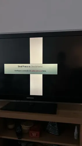 Tv Samsung 43 polegadas com defeito em faixa de led