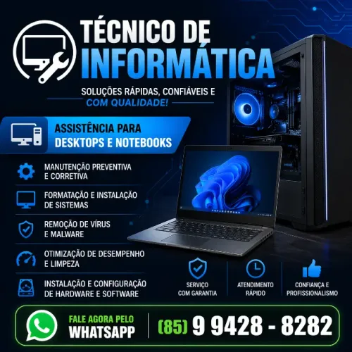 ASSISTÊNCIA TÉCNICA PARA NOTEBOOKS E COMPUTADORES | DIAGNÓSTICO E REPARO