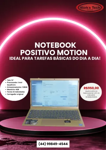 Notebook Positivo Motion 14"