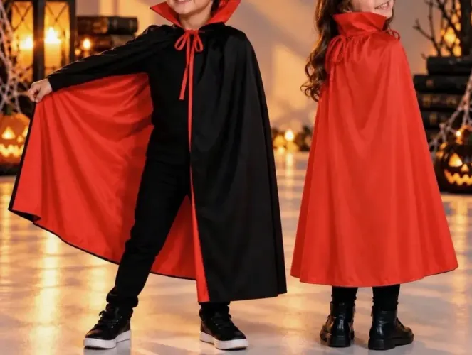 Capa vampiro infantil