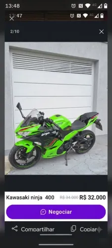 Kawasaki ninja krt 400 ( Edition especial )