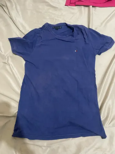 Camiseta Preta Tommy Hilfiger EST. 1985 Original tam P