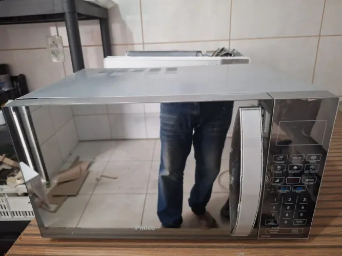 Vendo micro-ondas philco espelhado com garantia e entrega inclusa!!