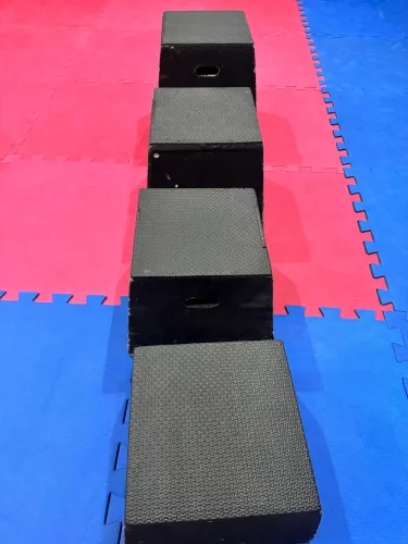 Kit com 4 Caixotes Plyo Box CrossFit - 4 Tamanhos