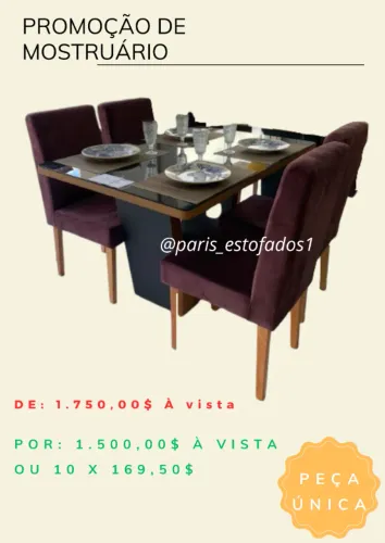 Promoção de mostruário
